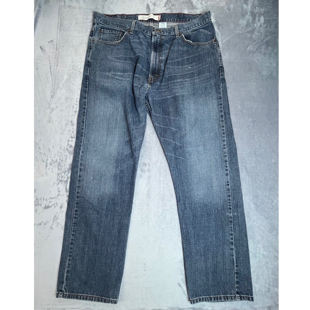 Levi's 505 Regular Fit Jeans Mens 40x32 Blue Straight Leg Denim Pants